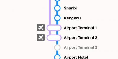 Taipei mrt map zum Flughafen taoyuan