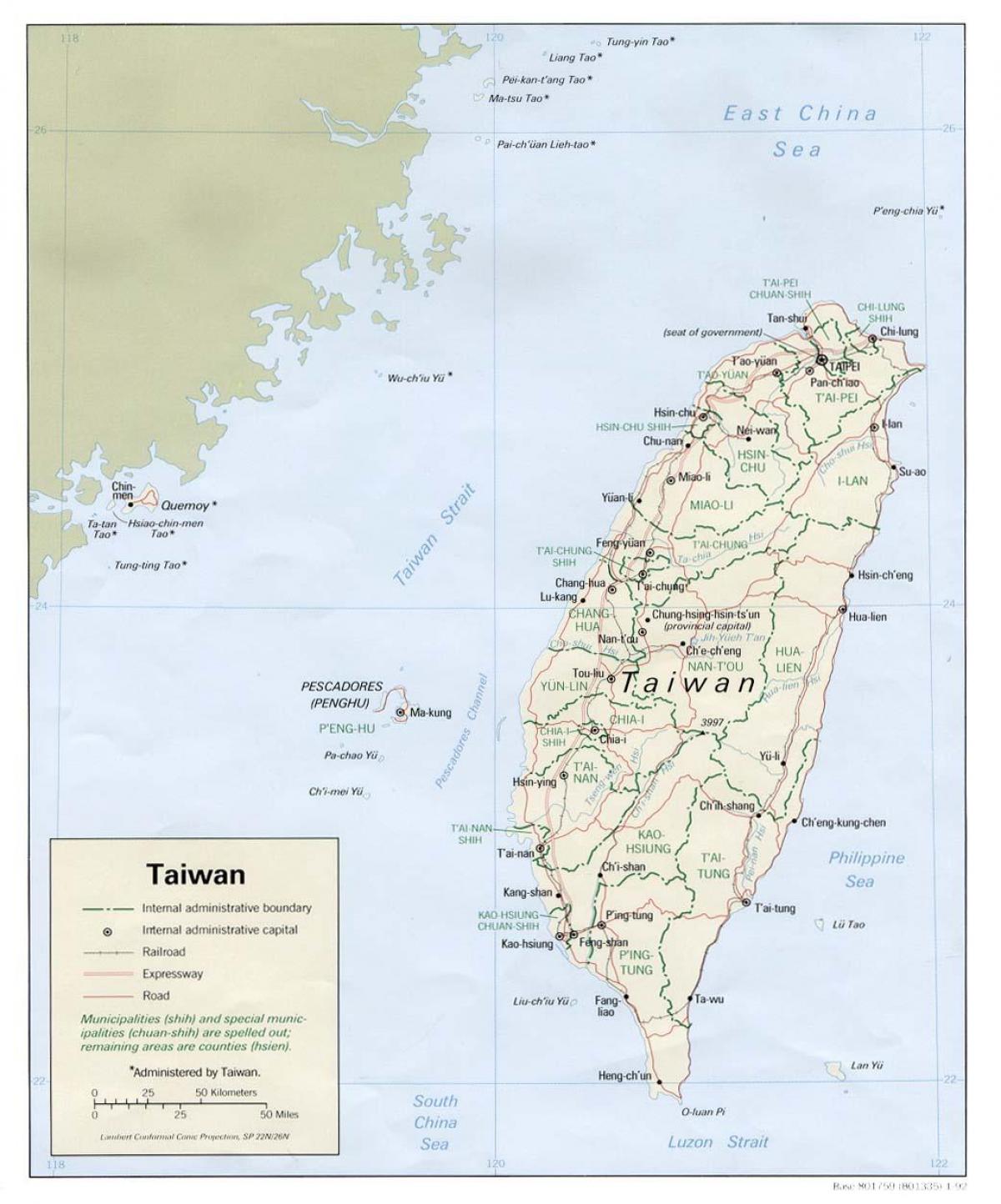 Karte von xinbei in taiwan